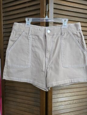 Rachel Paige Women's Shorts in Light Taupe
